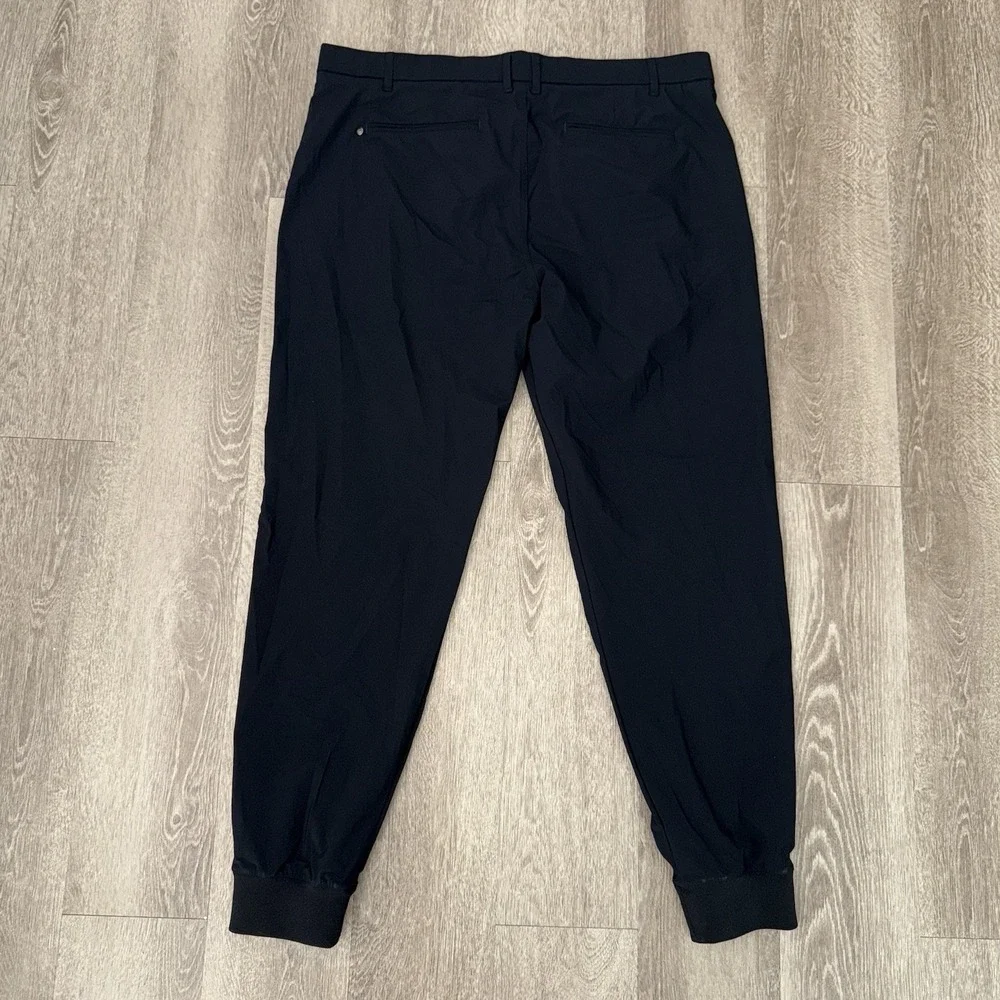 Greyson Montauk Performance Joggers Men's 38 Black Tailored Fit Lightweight